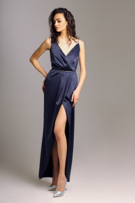 Платье Lady Lusso 26-21 синий