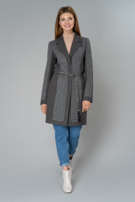 Пальто Elema 1-9580-1-170 темно-серый