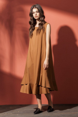 Платье Nova Line 5786 коричневый