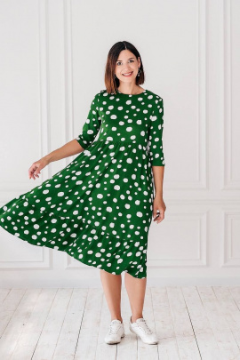 Платье IL GATTO 1219-018 зеленый