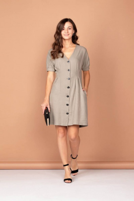 Платье Соджи 498 серый