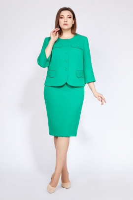 Женский костюм Милора-стиль 998 зелёный