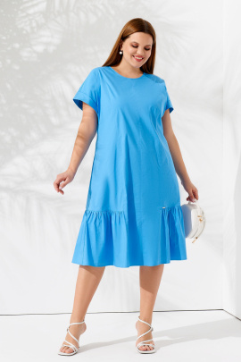 Платье Панда 92480w голубой