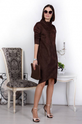 Платье PATRICIA by La Cafe NY14960 коричневый