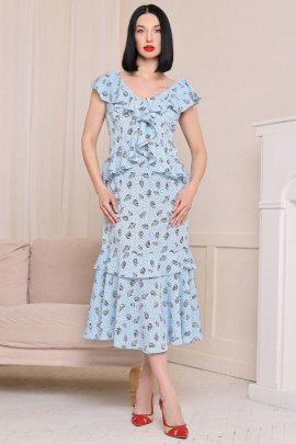 Платье Мода Юрс 2559 голубой