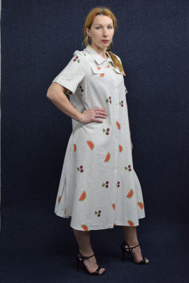 Платье VIVA LADY 9494V_9C67-P49_164 белое