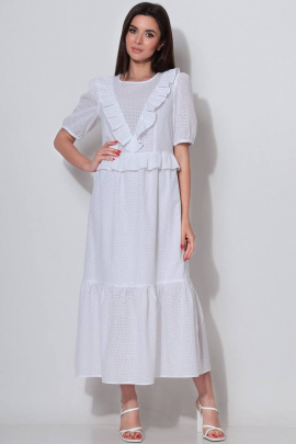 Платье LeNata 11283 белый