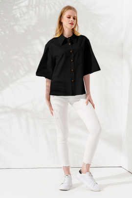Блуза Панда 97840w черный