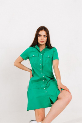Платье Atelero 1018Л зеленый