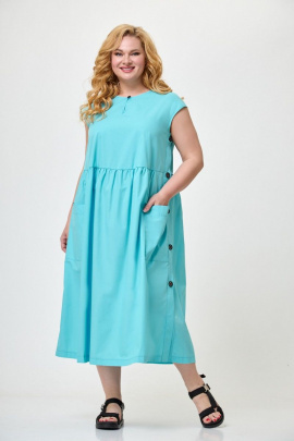 Платье Anelli 1059 голубой