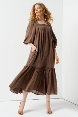Платье Панда 110580w коричневый