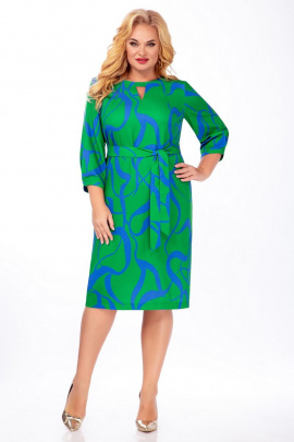 Платье Элль-стиль 2156 зеленый
