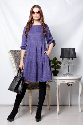 Платье PATRICIA by La Cafe F15190 фиолетовый