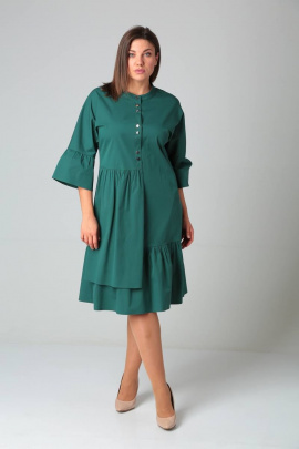 Платье Karina deLux M-1056 изумрудный