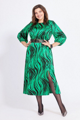 Платье Милора-стиль 1043 зеленый