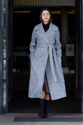 Пальто Ivera 7006-1 серый