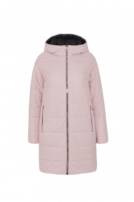Пальто Elema 5-11105-2-164 розовый/чёрный