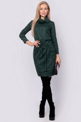 Платье PATRICIA by La Cafe F14549 зеленый