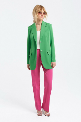 Женский костюм PiRS 3128 зеленый-розовый