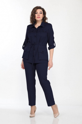 Женский костюм Lady Style Classic 2151/4 сине-черный