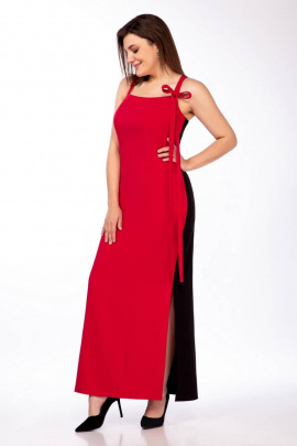 Платье LaKona 11463 красно-черный