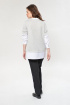  Блуза Faufilure С875 серый