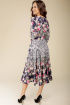 Платье Teffi Style L-1217 розовые_цветы