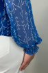  Блуза LindaLux 1-378 голубая_ветка