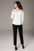  Блуза Teffi Style L-1473 молочный
