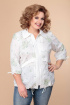  Блуза Romanovich Style 8-769 белый/зелень