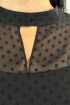  Блуза LindaLux 1-317 черный_бубочки