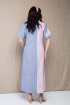  Платье Daloria 1573 голубой-розовый