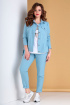 Брюки, Куртка Liona Style 694 голубой