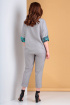 Блуза, Брюки Liona Style 752 серый/бирюза