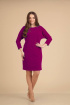 Платье Viola Style 0762 бордовый