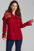  Блуза Teffi Style L-1473 бордо