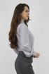  Блуза VLADOR 500616-1 серый
