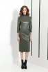 Платье DiLiaFashion 0395 хаки