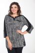 Туника Lady Style Classic 2202 темно-синий_серый