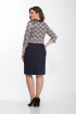 Платье Lady Style Classic 552 темно-синий_розовый