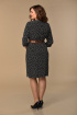 Платье Lady Style Classic 2045/1 черный-белый