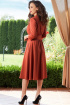 Платье Teffi Style L-1446 терракот