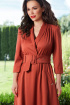 Платье Teffi Style L-1446 терракот