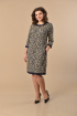 Платье Lady Style Classic 1427/4 темно_синий-беж