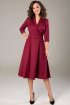 Платье Teffi Style L-1446 сангиновый