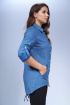  Блуза LUXTEX 0218 голубой