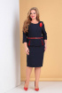 Платье Moda Versal П2061 т.синий+красный
