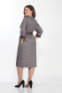 Платье Lady Style Classic 2200/1 бордовый-серый