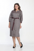 Платье Lady Style Classic 2200/1 бордовый-серый