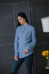  Блуза Bright Style 471 голубой